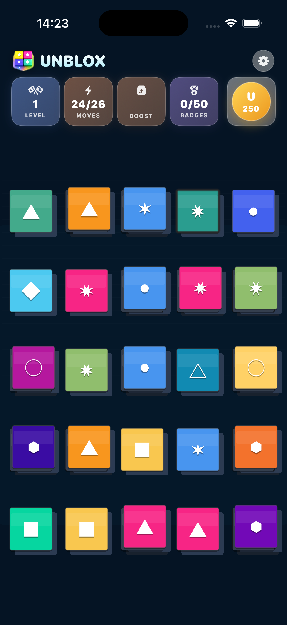 Unblox gameplay screenshot